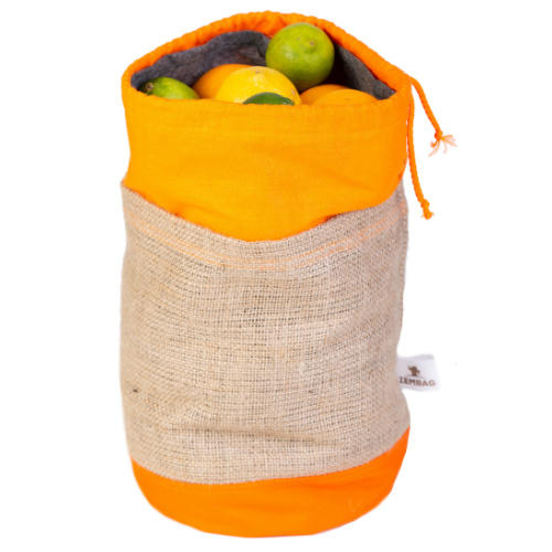 Vrecko na uskladnenie ovocia, ZEMBAG mini - Farba: Oranžová